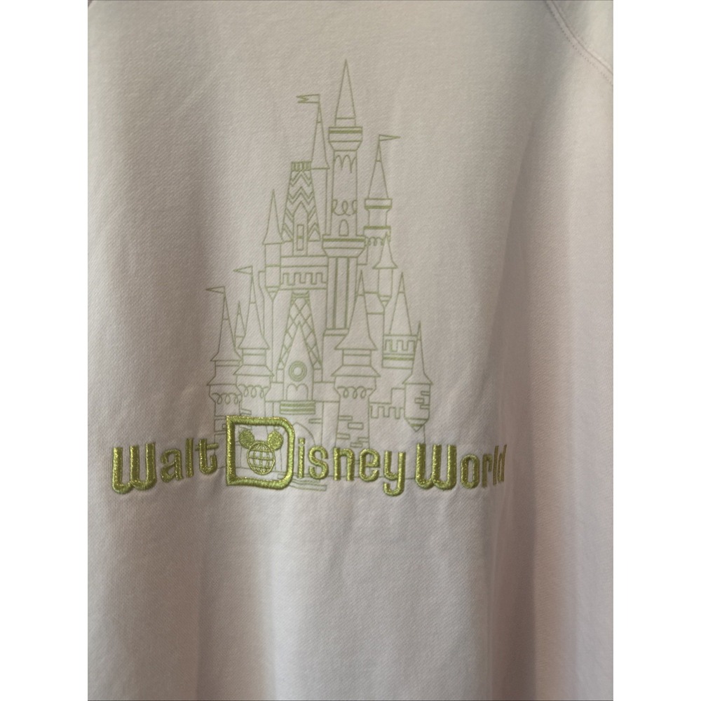 Disney Parks Peach Punch Cinderella Castle Sweatshirt XXL. - Picture 3 of 5
